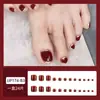 Fábrica de arte para unhas venda quente personalizado unha do pé unha unha unha unha unha adesivo ultra-fino removível usável unhas postiças