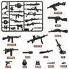 Caballo de Guerra Cañón de Montaña Ametralladora Escudo de Ametralladora Arma Pesada Segunda Guerra Mundial Bloques de Construcción Accesorios Militares Piezas de Armas Equipo Exclusivo
