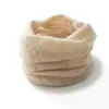 Gola de Cashmere Cor Sólida Quente Cashmere Novo Estilo Unissex Pulôver Tricô Protetor de Pescoço Aquecedor de Pescoço Cachecol Vazado Branco
