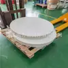 Placa redonda de fibra de vidrio rellena de PTFE Placa gruesa de PTFE diámetro 800 mm * altura 100 mm