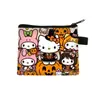 Bolsa de monedas de Halloween transfronteriza Serie Sanrio Dibujos animados Linda Bolsa Pequeña Almacenamiento Infantil Portátil Soporte para Tarjeta de Llave Venta al por Mayor