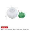 Molde de Silicone Líquido para Suculenta Artificial Sanxin Ferramenta de Lixar Ornamento de Cola para Aromaterapia de Velas DIY Bolo Criativo