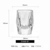 Dispensador de Copas para Licores Tamaño Pequeño B52 Vidrio de Fondo Grueso Vasito de Chupito Copa Bala China Copa para Licores Venta al por Mayor