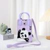 Bolso de Hombro Cruzado Bolso para Teléfono Móvil Bolso de Mano para Llevar a Mano Estilo Abuelo Panda de Chengdu en stock