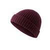 Sombrero de Melón Yuppie Vintage Estilo Coreano Otoño e Invierno Gorro de Punto Gorro de Lana Abovedado para Hombre Gorro de Hostal para Mujer Gorro de Sandía de Moda