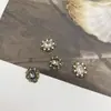 Accesorios de Joyería Barroca con Pedrería Retro Parche de Aleación con Pedrería de Flor de Disco de Alta Calidad Accesorios para el Cabello Hechos a Mano Suministros DIY para Ropa