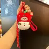 Colgante Llavero Muñeco de Peluche Navideño Colgante para Bolso Dibujo Animado Lindo Colgante Decoración Navideña Suministro Transfronterizo Venta al por Mayor