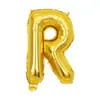 Globo de letra de cumpleaños de 16 pulgadas, imitación de globo de letra pequeña A-Z, venta al por mayor, decoración de cumpleaños transfronteriza, globo de letra