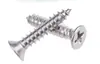 Tornillo autorroscante pequeño para electrónica con cabeza avellanada KA, punta afilada, cola afilada, autorroscante pequeño M1M1.2M1.4M1.7