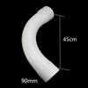 Codo de Tubería de PVC Codo de Arco Grande Codo de 90 grados Codo de Arco Grande Tubería para Cable Luna Creciente Curva Grande Drenaje