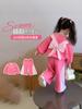 Conjunto de Sudadera de Primavera para Niñas 2025 Nuevo Conjunto Casual y Elegante de Dos Piezas para Niños Ropa de Moda de Primavera y Otoño para Bebés
