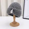 Gorro de Lana para Perro con Cabeza Grande para Mujer en Otoño e Invierno, Moderno y Lindo con Protección para las Orejas, Gorro de Punto Cálido para Hombre, Gorro para el Frío, Exportación