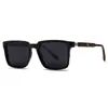 Estilo Pin Ins Europeo y Americano Nuevo para Hombre Tendencia Calle Encanto Moderno Retro Gafas de Sol Polarizadas para Mujer 10072