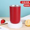 Loja de Departamentos 300ml Copo de Enxaguante Bucal de Aço Inoxidável Copo de Leite Copo de Café de Camada Dupla Copo de Água Infantil Copo de Lavar Copo para Escova de Dentes Cilindro