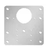 Placa de fijación de bisagra de acero inoxidable, reparador de bisagra de puerta de armario, artefacto de reparación de agujero dañado en panel lateral de armario doméstico