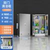 Gabinete de limpieza de acero inoxidable gabinete de limpieza casillero con cerradura gabinete Mopa escoba herramienta Gabinete de almacenamiento de hierro engrosado