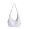 Bolso de lona estilo coreano minimalista de cielo estrellado para mujer, casual y versátil, bolsa de hombro tipo tote de gran capacidad para el día a día