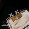 Colar de pedras preciosas de pétala de arco-íris Papalacha banhado a ouro 18K anel de zircônia favo de mel amarelo crepúsculo