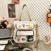 Mochila Transparente Estilo Japonés de Alto Valor Estético, Fresca y Dulce, para Estudiantes de Secundaria, Mochila Ligera de Gran Capacidad, Bolsa Ita
