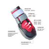 Sapatos Populares para Cães de Estimação Transfronteiriços, Protetores de Patas para Cães Antiderrapantes e Resistentes ao Desgaste para Uso Externo, Universais para Todas as Estações, Sapatos para Cães de Solado Rígido Grandes e Pequenos
