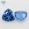 Huagang Gema Triángulo Gordo 119# Azul Gema de Cristal Afilada Piedra Desnuda Anillos Artificial Triángulo Gordo Azul Claro Cuentas Dispersas