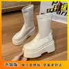 Botines Cortos de Moda Novedad Otoño e Invierno 2026 para Mujer, Botines Elegantes Versátiles de Suela Gruesa Estilizados para Mujeres Petites