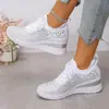 E-commerce Transfronteiriço Europeu e Americano Atacado Confortável Strass Moda Cadarço Uso Diário Commute Feminino Atacado Tamanho Plus