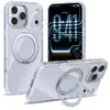 Fundas personalizadas para teléfono móvil transfronterizas adecuadas para Apple 17 Pro Max con soporte de anillo giratorio, Funda protectora magnética Samsung Google
