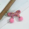 Bufanda de caramelo arcoíris con lazo, peluche decorativo de mini muñeca, bufanda versátil para combinar con muñecas