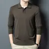 Suéteres de otoño e invierno para comercio electrónico transfronterizo, suéteres de punto, color liso para uso diario, jacquard de moda con cuello redondo, cuello vuelto cálido para hombres jóvenes