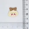 Avatar de niña de dibujos animados lindo polvo de arroz para café resina clásica pegamento de crema accesorios parche hecho a mano para bricolaje
