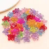 20 Acrílico Transparente Color Mixto Aleatorio Corazón Oso Mariposa Fruta Estrella de Cinco Puntas Colgante Accesorios para Joyería DIY