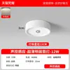 Luminária de Teto Embutida com Sensor Infravermelho para Corpo Humano para Portas de Entrada, Sensor de Radar de Iluminação Automática para Corredores, Escadas, Corredores e Entradas, Luz Ativada por Voz