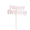 Decoración de Pastel Dragón Color Doble Capa Tarjeta Marca Tarjeta Doble Capa Enchufable feliz cumpleaños feliz cumpleaños