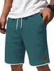 Venta Caliente Casual Cuadros Hombres Parche de Cuero Ropa de Trabajo Shorts TIKTOK Simples Versátiles Artísticos Shorts Bermuda