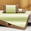 Esterilla de Vid de Ajenjo 2026 Verano Hogareña Doble Plegable Esterilla Refrigerante Juego de Tres Piezas Dormitorio Estudiantil Esterilla Individual Esterilla Suave