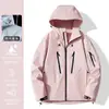 Chaqueta Woodpecker para Mujer 2025 Nueva Primavera y Otoño Exterior Tres en Uno Pequeña Cortavientos e Impermeable Chaqueta Super Bonita