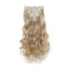Peluca de comercio exterior para mujer, cabello ondulado grande, clip BB, tarjeta para el cabello, conjunto de siete piezas, Europa y Estados Unidos, 16 tarjetas, pieza de cabello de fibra química, peluca