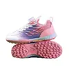 Dropshipping 2025 Primavera Nuevo Modelo Hebilla Giratoria Sin Cordones Niños Unisex Zapatillas de Fútbol Talla 30-39