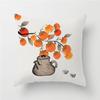 Almohada sofá sala de estar nuevo estilo chino estilo chino moda nacional salón de té Zen lujo ligero cojín soporte lumbar respaldo funda de almohada dormitorio