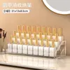 Estante de Exhibición para Almacenamiento de Esmalte de Uñas Escalera Acrílica Estante Transparente Cosméticos para Mujer Sombra de Ojos Escritorio Caja de Almacenamiento para Perfume