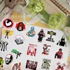 Pegatinas Divertidas de Lucha Libre de Dibujos Animados 50 Piezas Pegatinas Impermeables de Graffiti Personalizadas Pegatinas Decorativas para Equipaje y Diario DIY