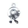 16x26mm 2g Plata Antigua Material para Joyería DIY Popular Transfronterizo Colgante de Sombrero de Lazo
