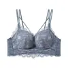 Sujetador de Ropa Interior Transpirable Engrosado de 5 CM Manto Taza Transmisión en Vivo Original Espalda Hermosa Sexy Recogida Busto Pequeño Sin Aro