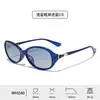Óculos de Sol Feminino Novo Estilo, Armação Pequena Simples de PC, Óculos de Sol Polarizados Modernos de Alta Definição, Proteção UV, Hastes Personalizadas, Atacado