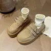 Zapatos Retro para Mujer de Primavera y Otoño Birkenstock 2026 Nuevo Estilo Mocasines Slip-On Estilo Británico Zapatos Individuales de Suela Gruesa Zapatos de Plataforma para Mujer