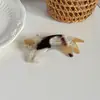 Pinza para el Cabello de Gato Estilo Coreano Accesorio para el Cabello Pinza para el Cabello de Acetato Lámina Acrílica Pinza de Resorte Adorno para el Cabello de Medio Recogido de Aleación