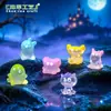 Nuevo producto transfronterizo: figuritas translúcidas de monstruos de colores, lindos accesorios decorativos para manualidades, pequeños adornos para coches y escritorios