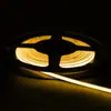 Tira de Luz Flexible Cob de 3 mm/5 mm de Ancho Tira de Luz LED DC12V/24V 400 Luces/Metro Tira de Luz Lineal Decorativa Autoadhesiva