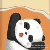 Pintura a óleo digital faça você mesmo pintura a óleo matemática panda vermelho crianças colorir tamanho pequeno cura colorir preenchimento pintura à mão